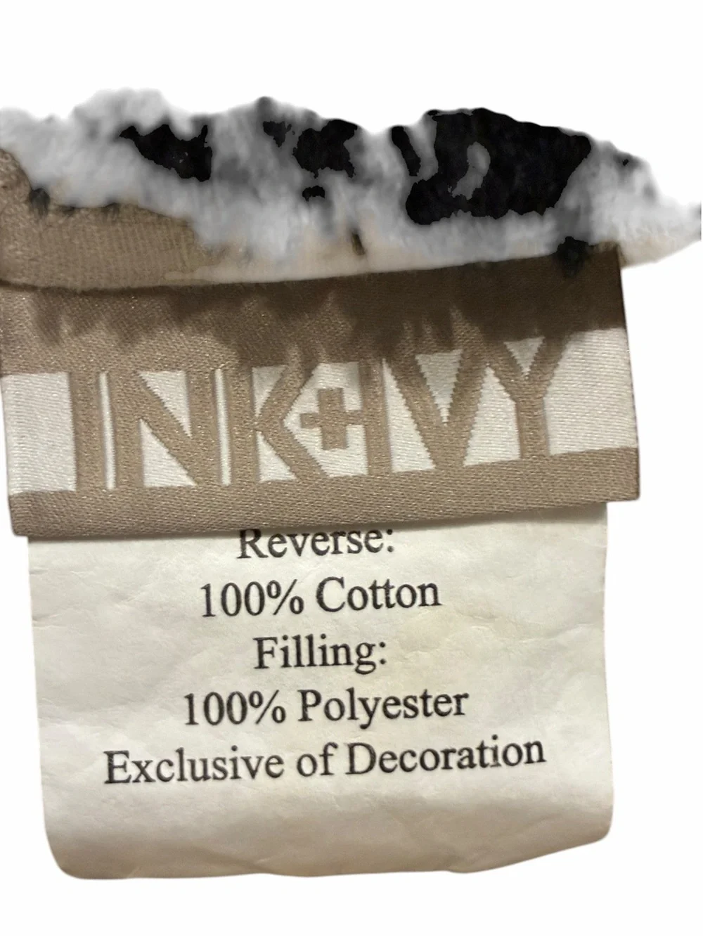 Ink+Ivy Cotton Flax Marta Comforter Chenille Textured Mountain Pattern Trim Full